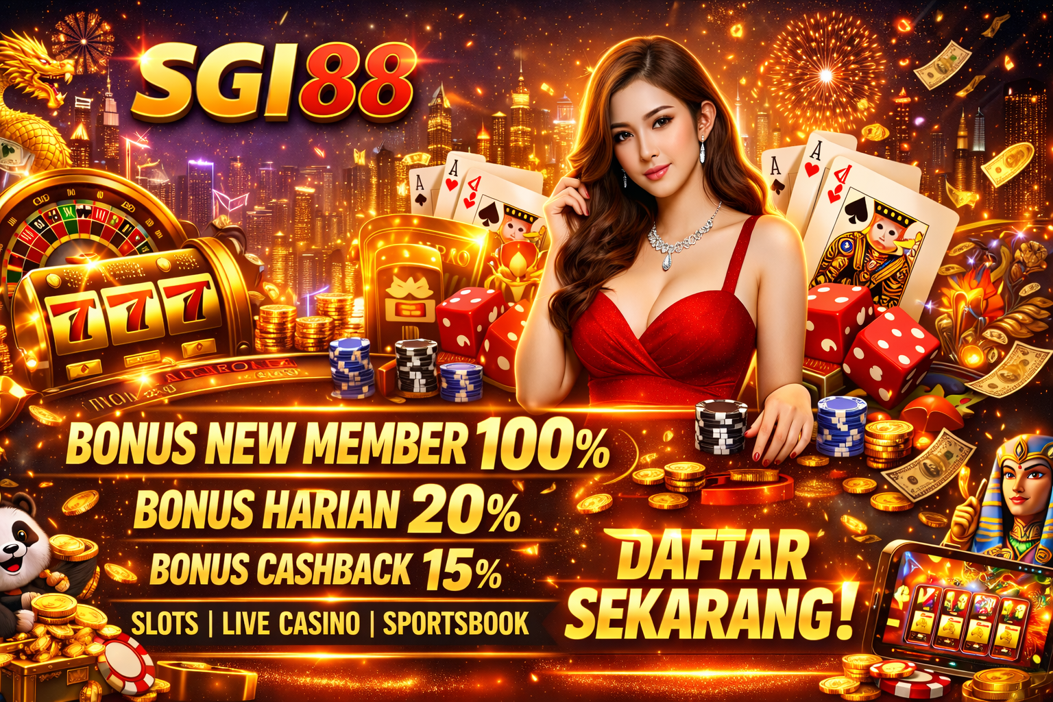 SGI88 | Bonus New Member Setiap Hari Untuk Permainan Slot Online